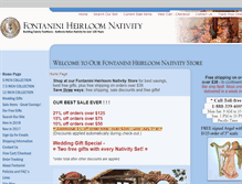 Tablet Screenshot of fontanini-heirlooms.com